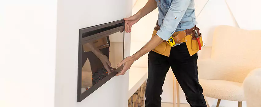 Metal Fireplace Installation in White Plains, New York