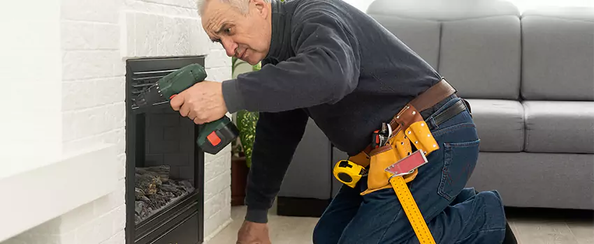 New Indoor Fireplace Installation in White Plains, New York