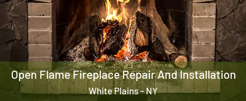  Open Flame Fireplace Repair And Installation White Plains - NY